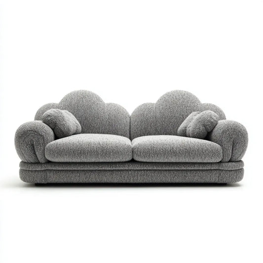 Sofa, Biała 2 fotela w kształcie poliestrowej klamry 180 x 95 x 78 cm